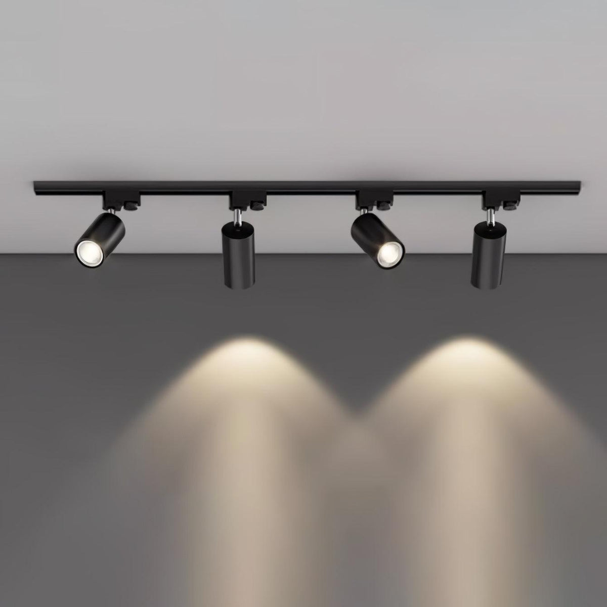 Reneaya justerbar takspotlight på skena med LED