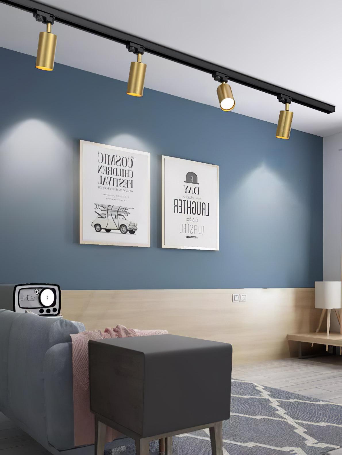 Reneaya justerbar takspotlight på skena med LED