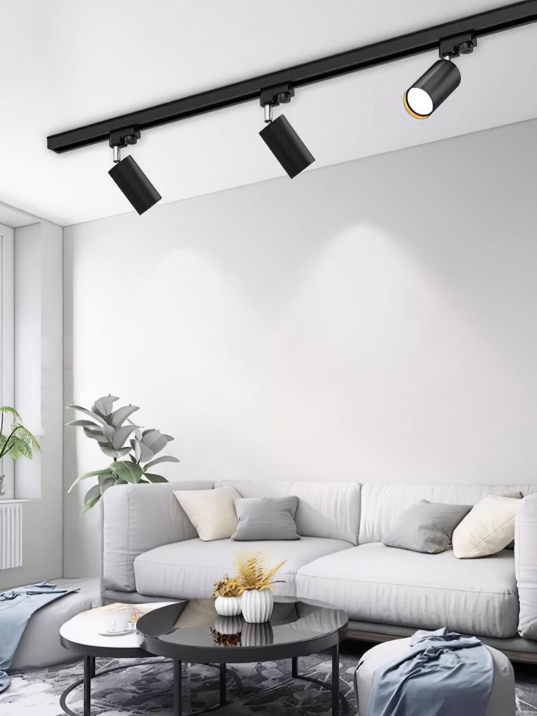 Reneaya justerbar takspotlight på skena med LED