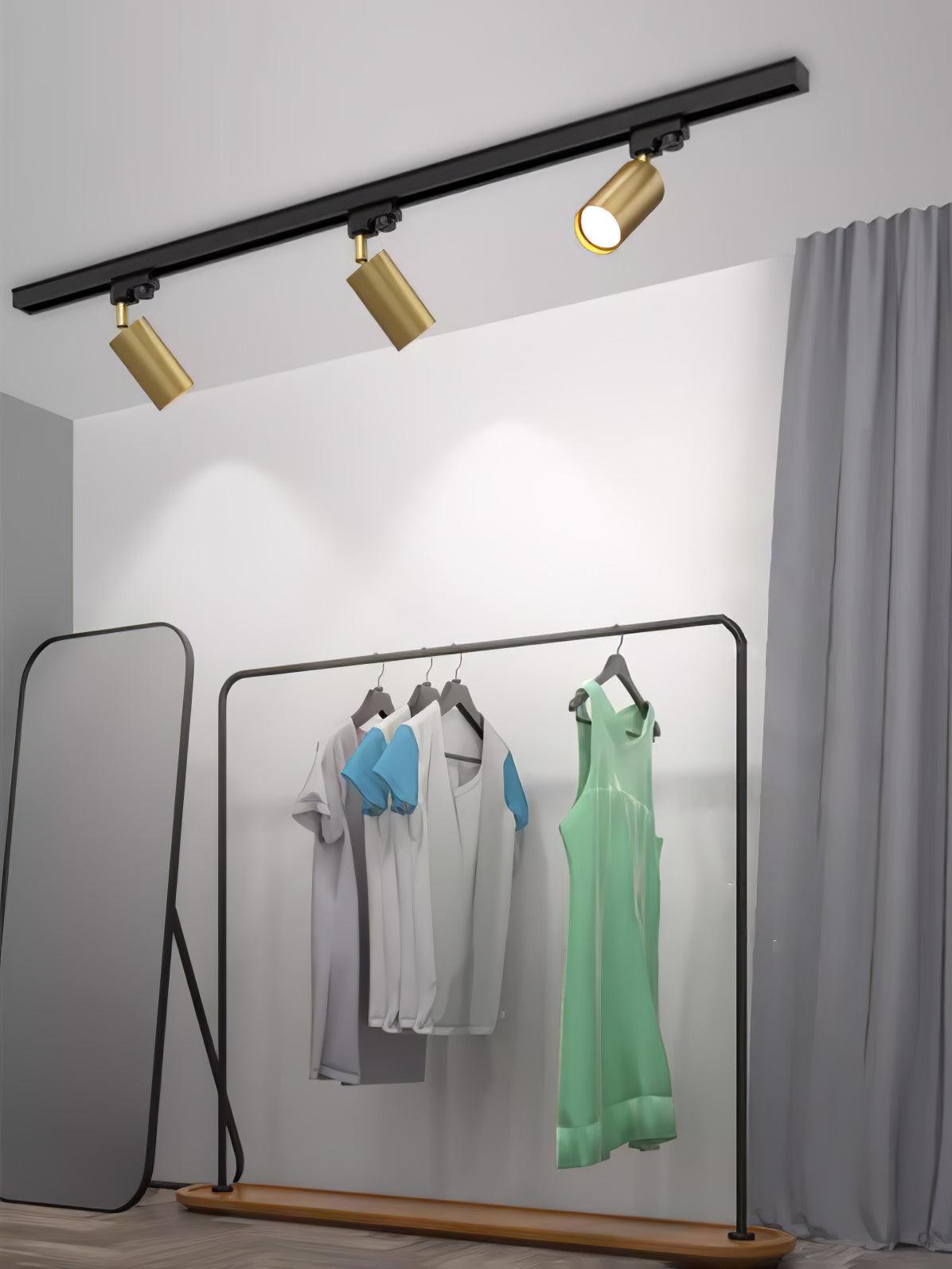 Reneaya justerbar takspotlight på skena med LED