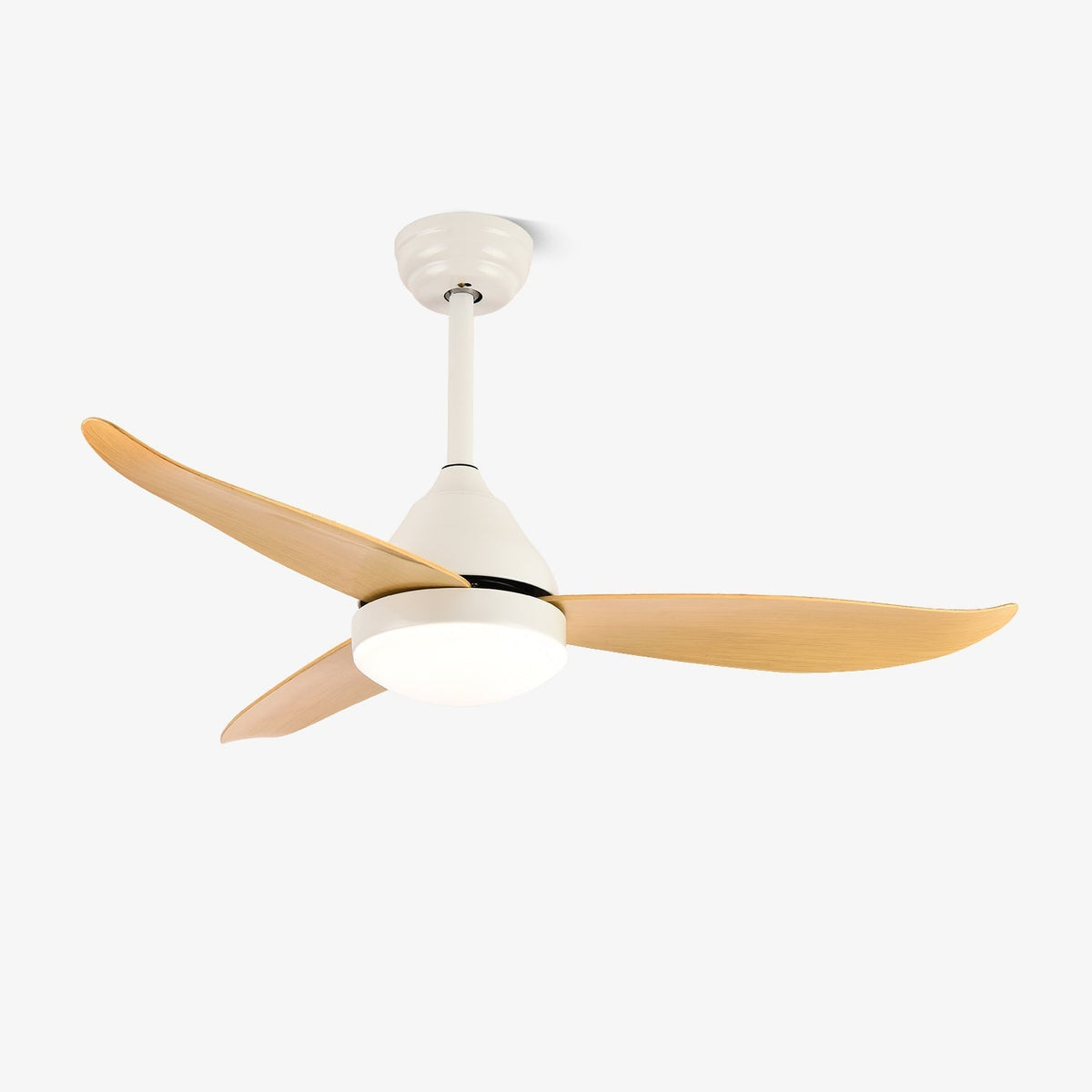 Ventilador de teto Fia em madeira moderna com luz