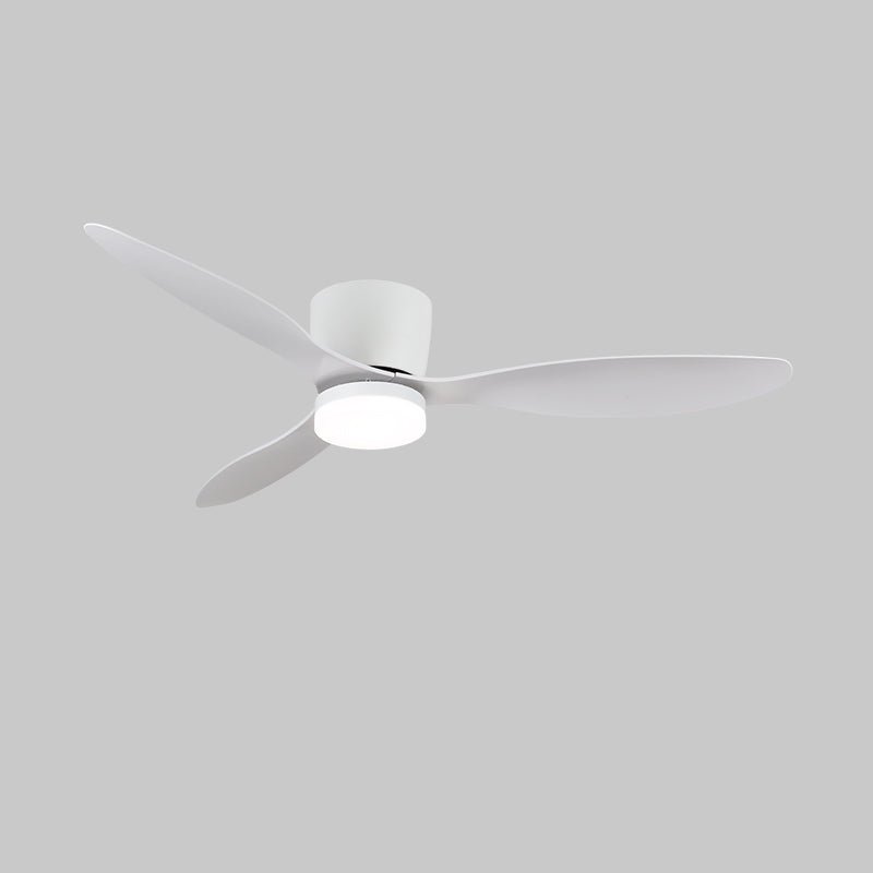 Brinor minimalistisk loftsventilator med lys i træ