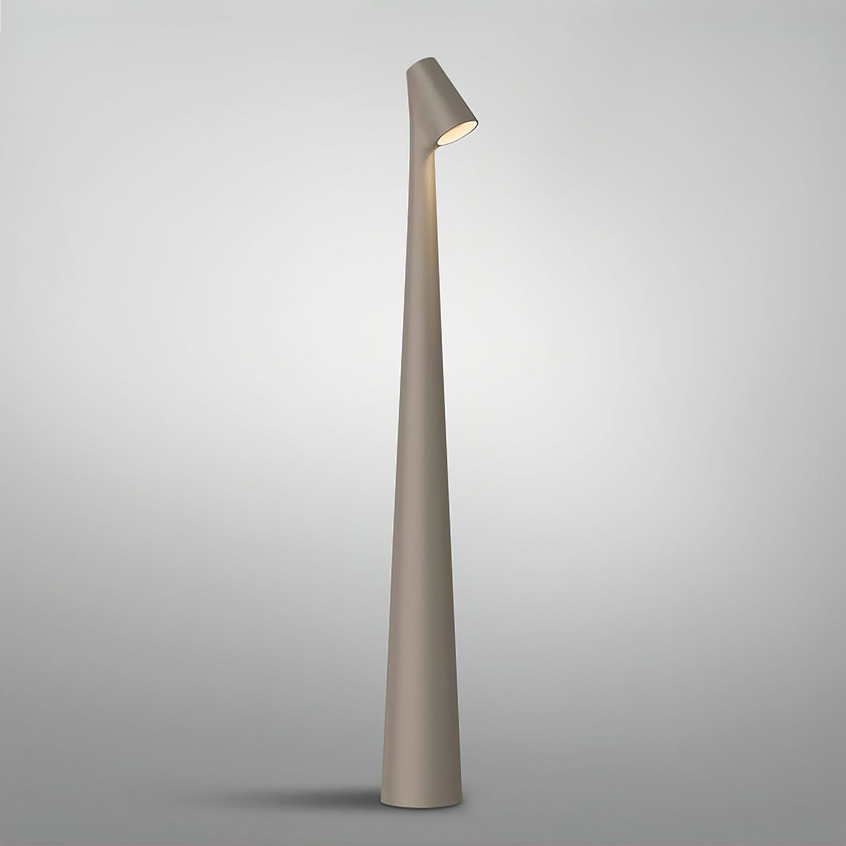Candeeiro de mesa Nirerora minimalista em acrílico