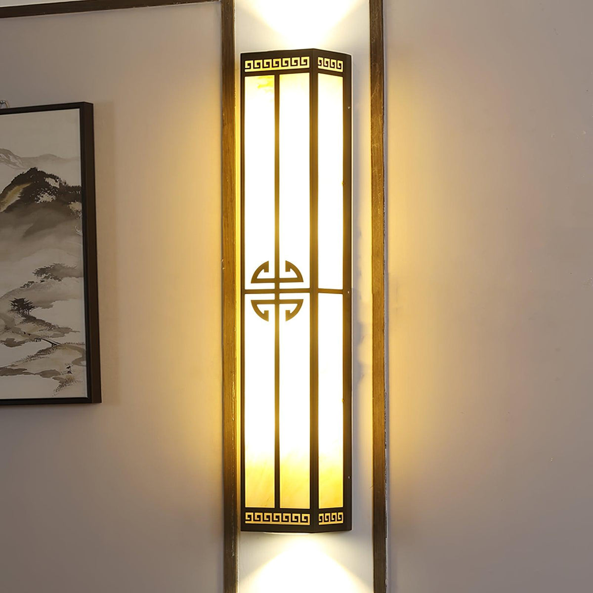 Terierine vintagevägglampa