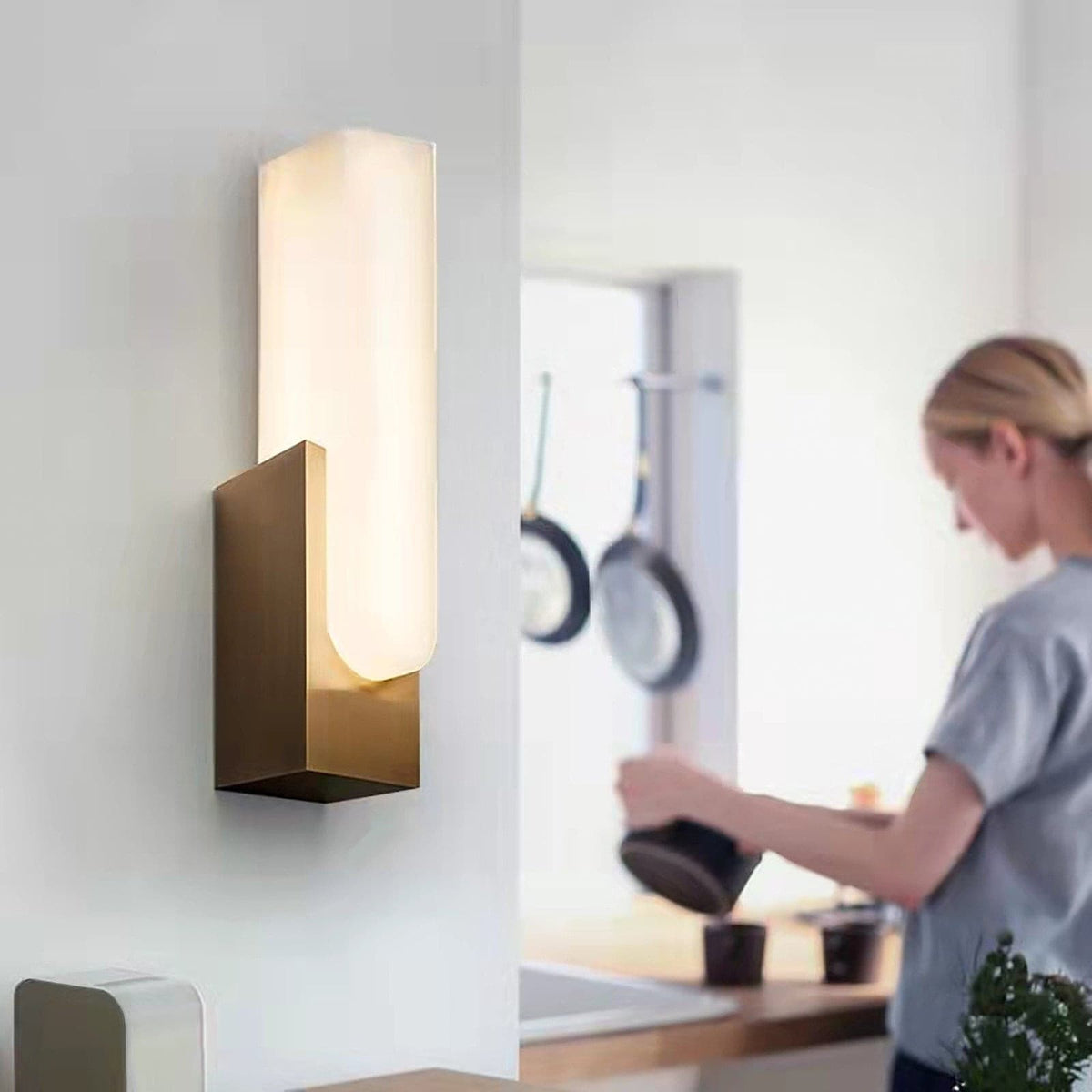 Agatha U-formad LED-vägglampa