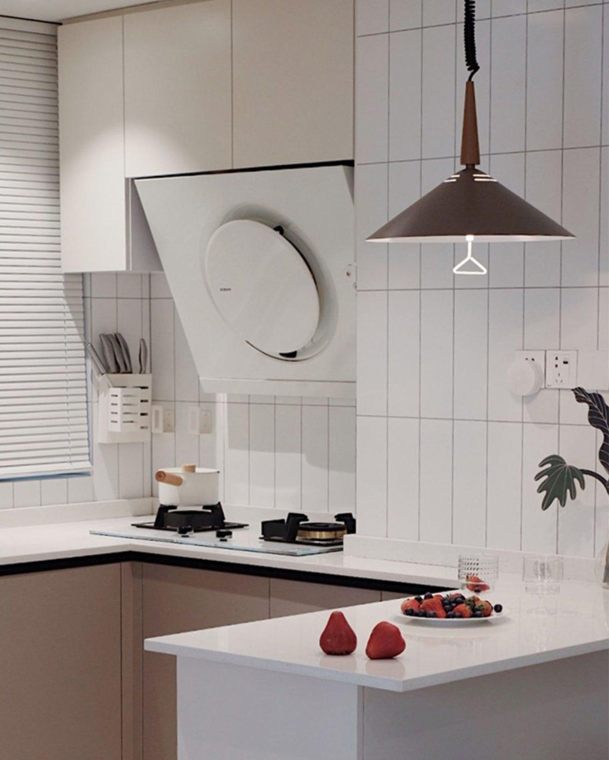 Jolvin moderne minimalistisk retro-pendellampe