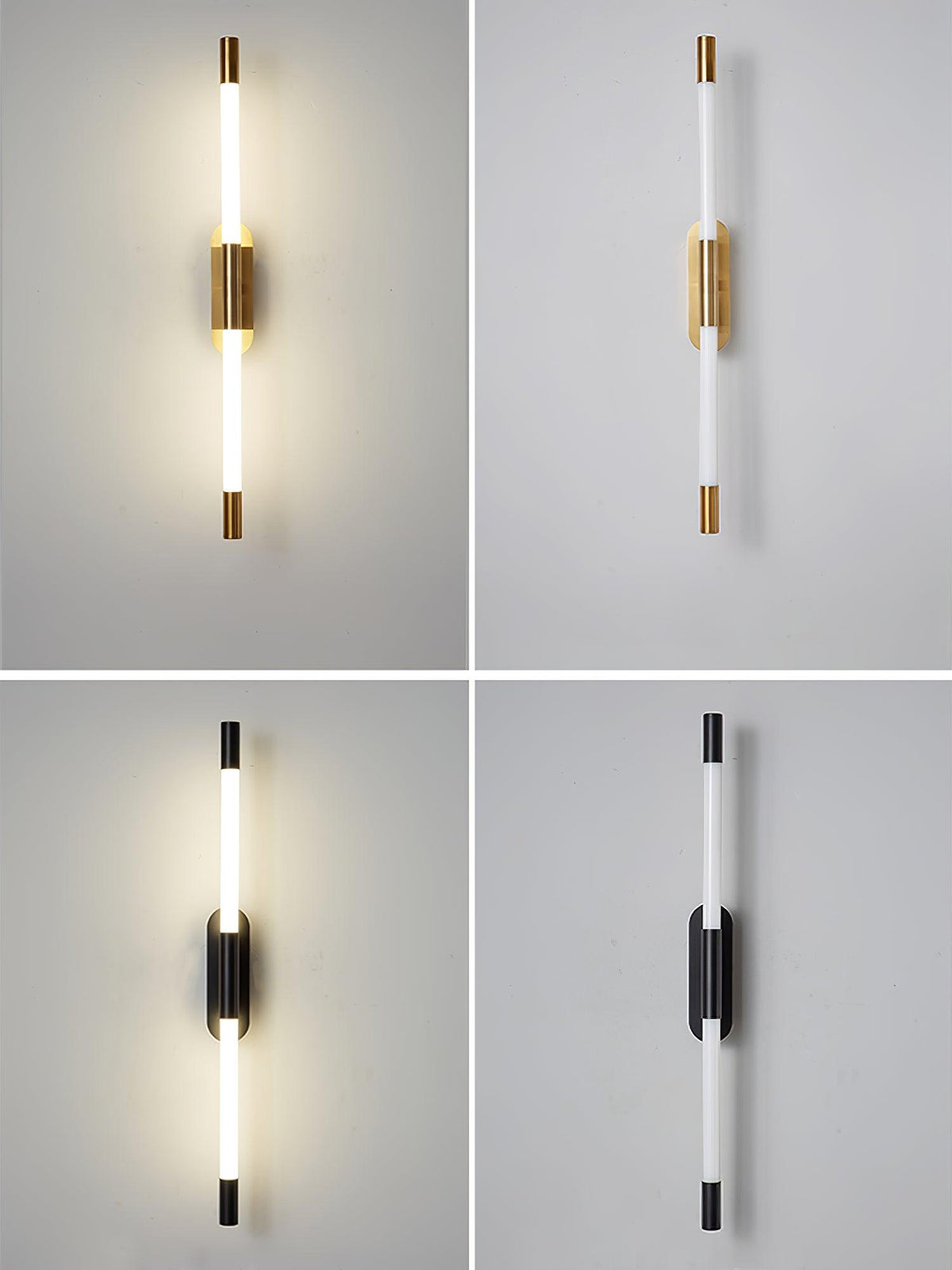 Candeeiro de parede Lumiviella com tubos modulares