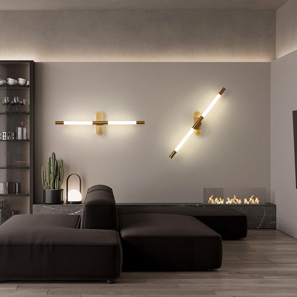 Candeeiro de parede Lumiviella com tubos modulares