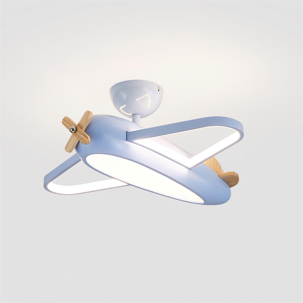 Candeeiro de teto Sorin em forma de avião para quarto de criança com um toque divertido