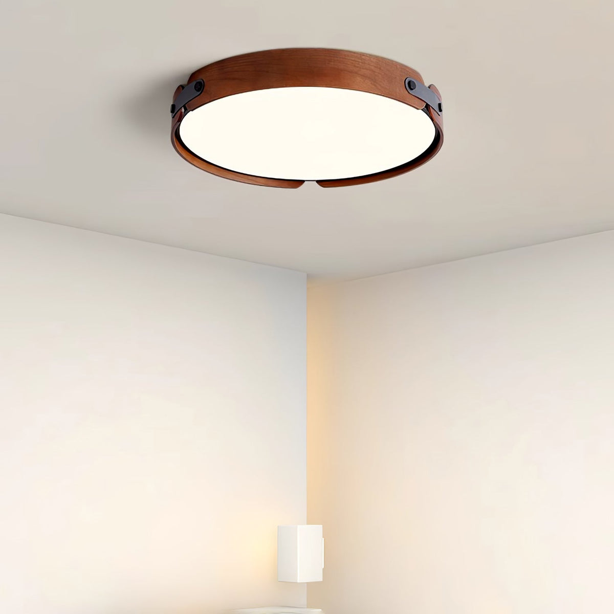 Edan moderne minimalistisk loftslampe i træ
