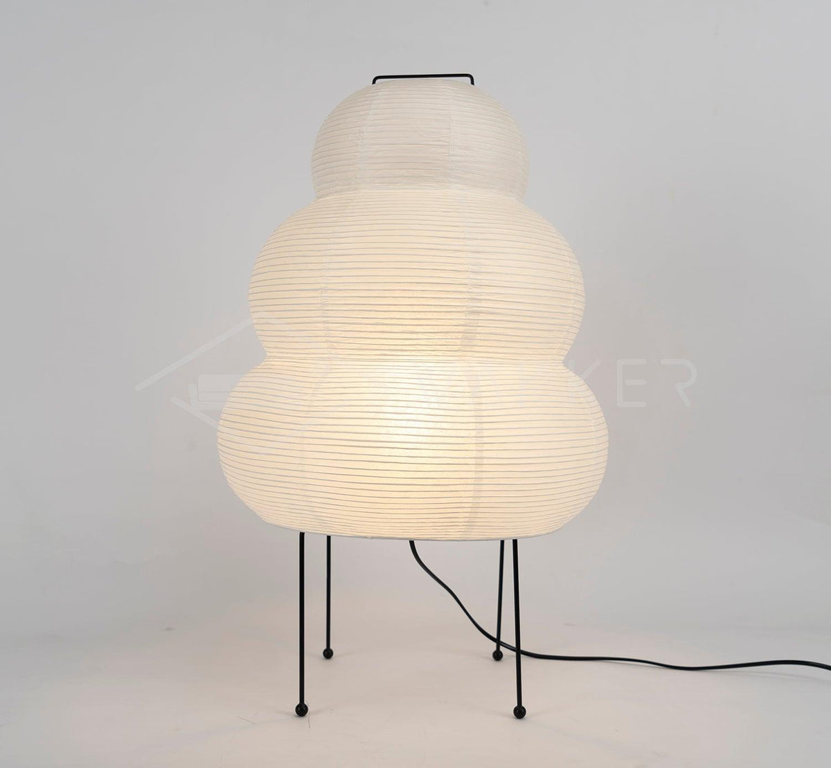 Tranquilux japanskinspirerad bordslampa i papper