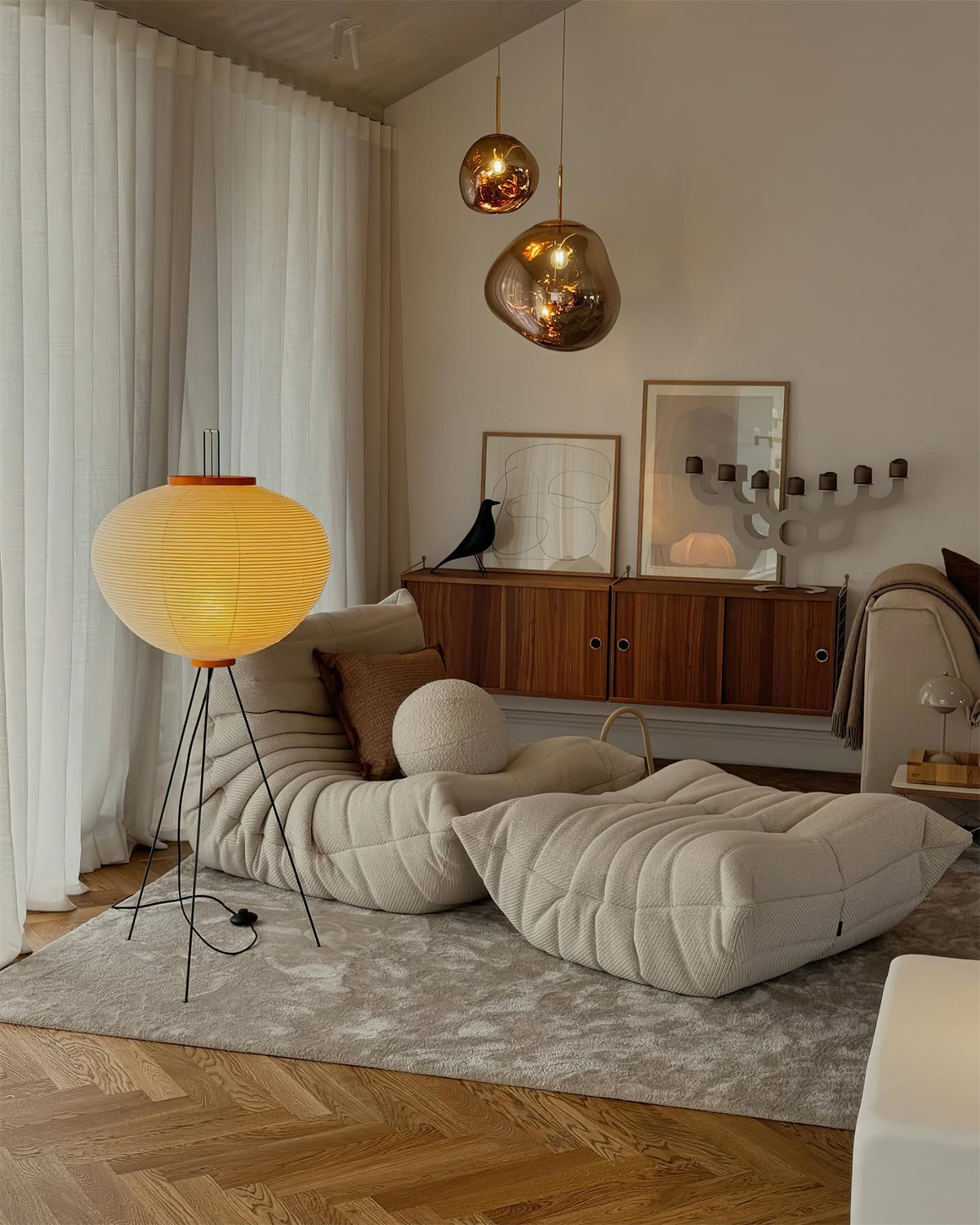 Seloette-gulvlampe