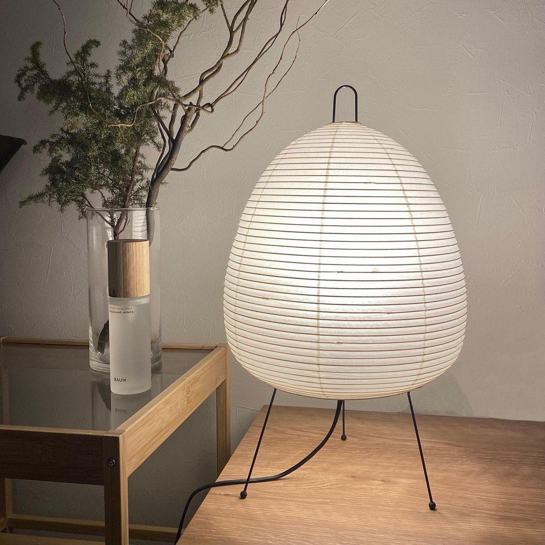 Tranquilux japanskinspirerad bordslampa i papper