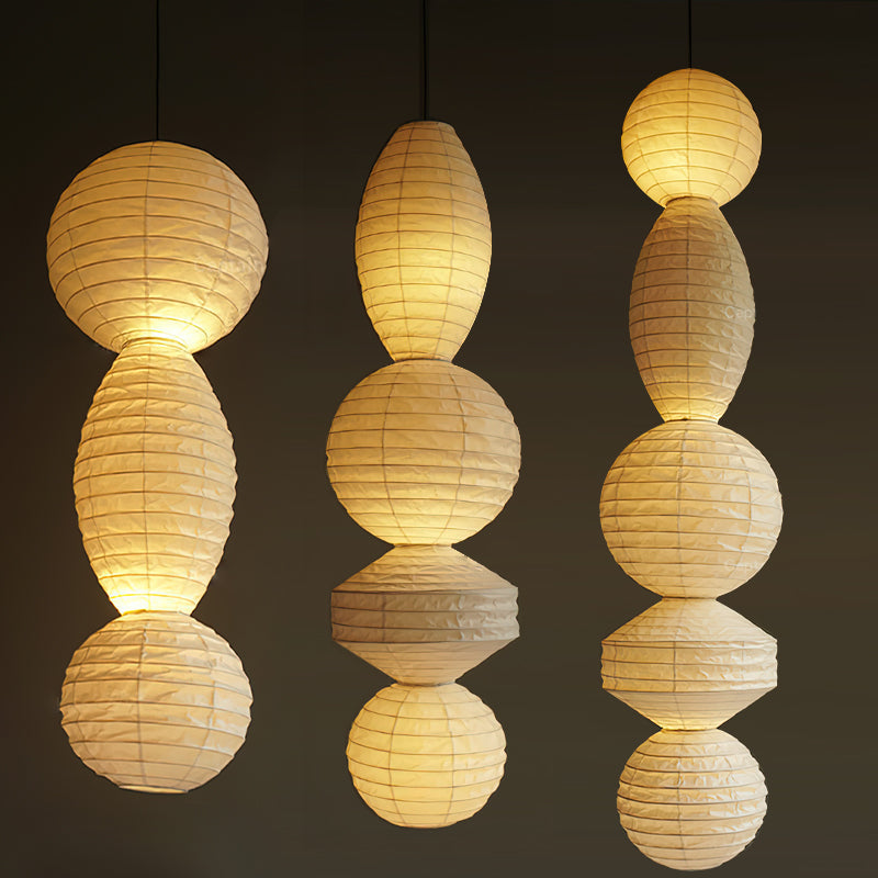 Nami Pendant Light Paper Lantern Wabi-sabi