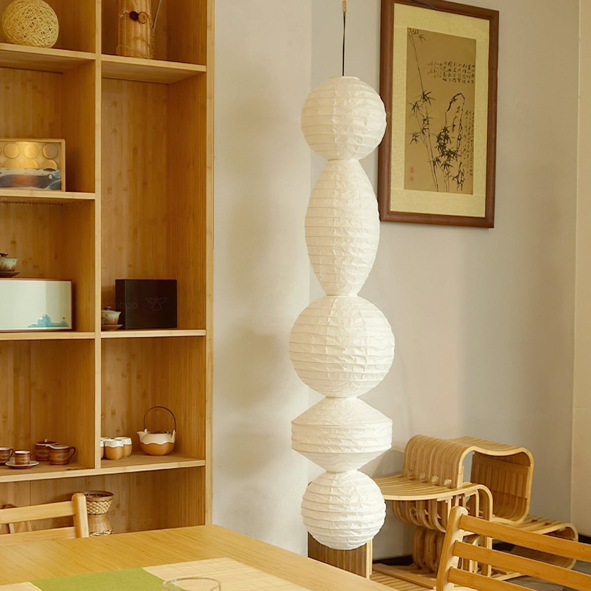 Nami Pendant Light Paper Lantern Wabi-sabi
