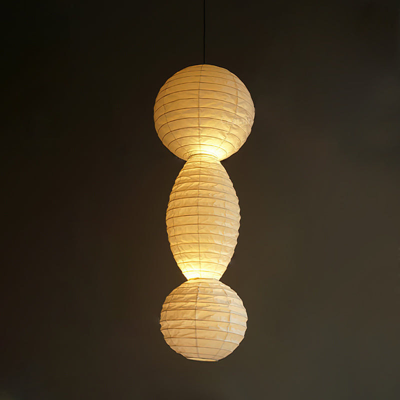 Nami Pendant Light Paper Lantern Wabi-sabi