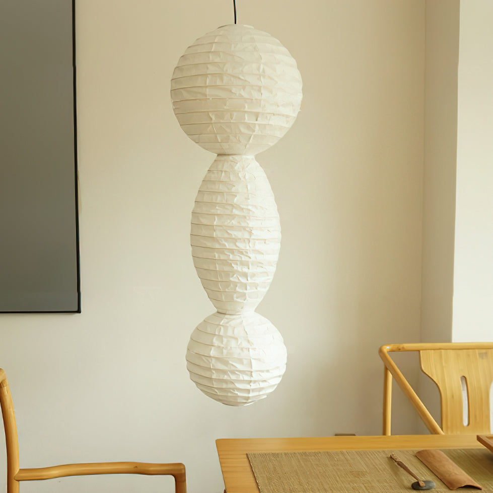 Nami Pendant Light Paper Lantern Wabi-sabi