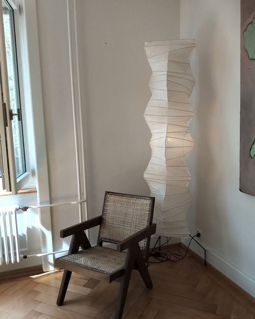Krelix skandinavisk gulvlampe i papir