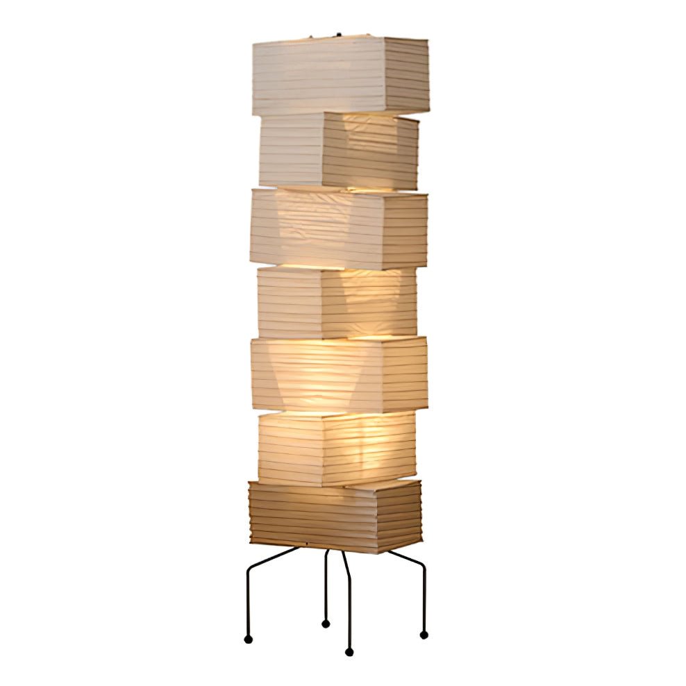 Avara golvlampa i papper