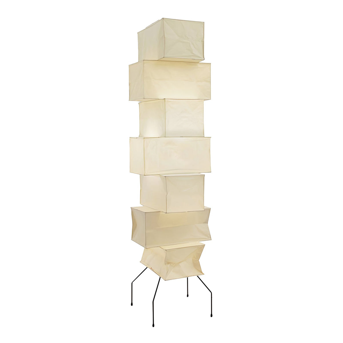 Avara golvlampa i papper