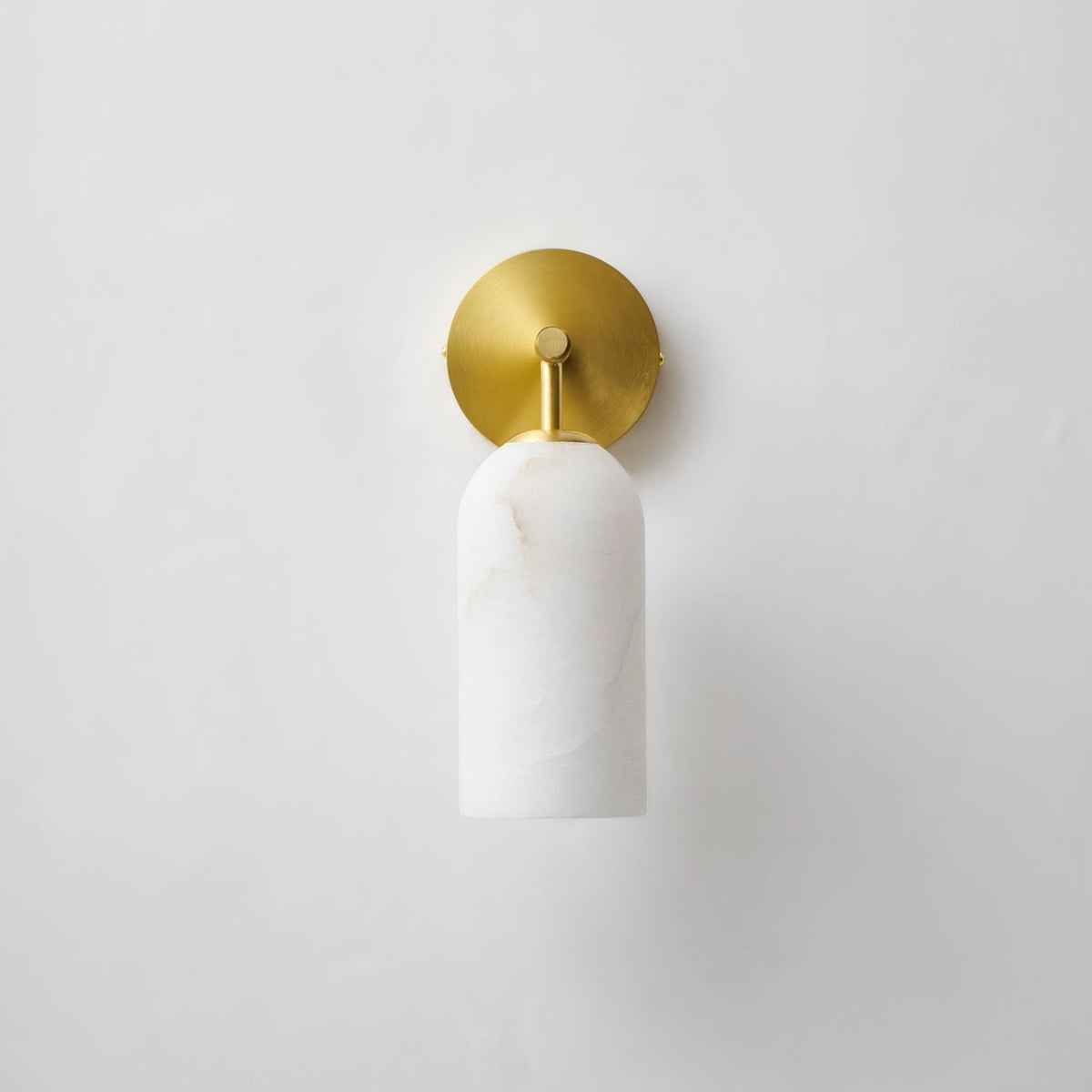 Albelaine pelarformad vägglampa i alabaster