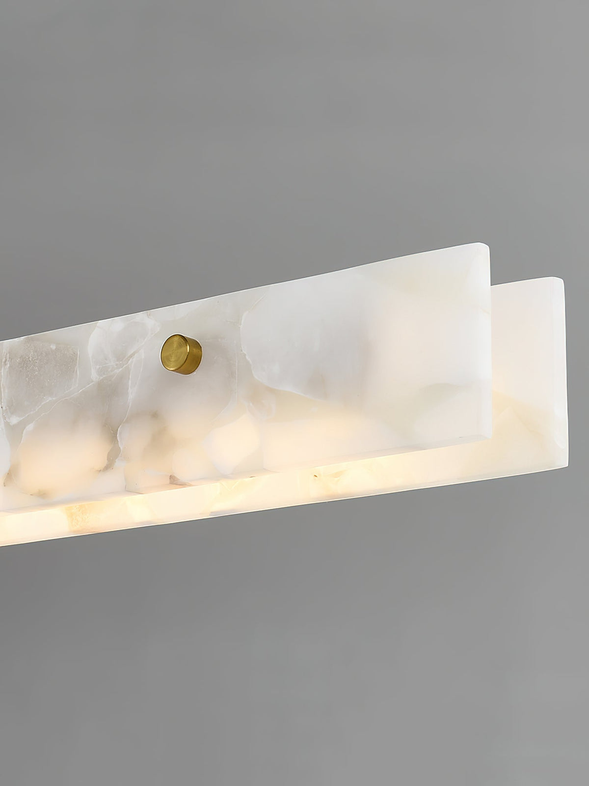 Modern linjär pendellampa i alabaster med LED från Vexor