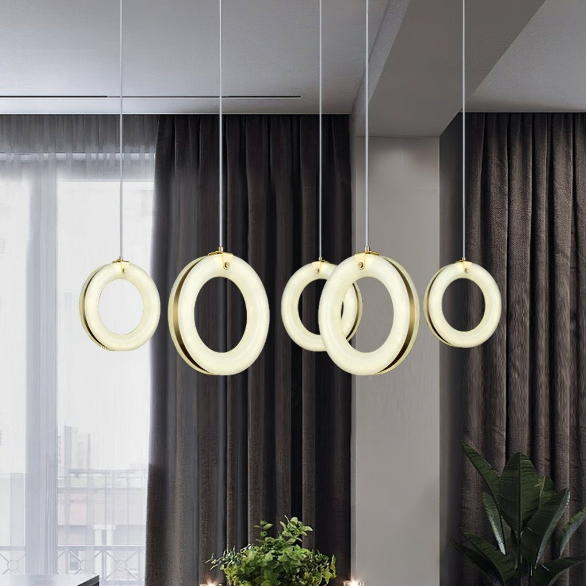 Orelia Alabaster Pendant Light