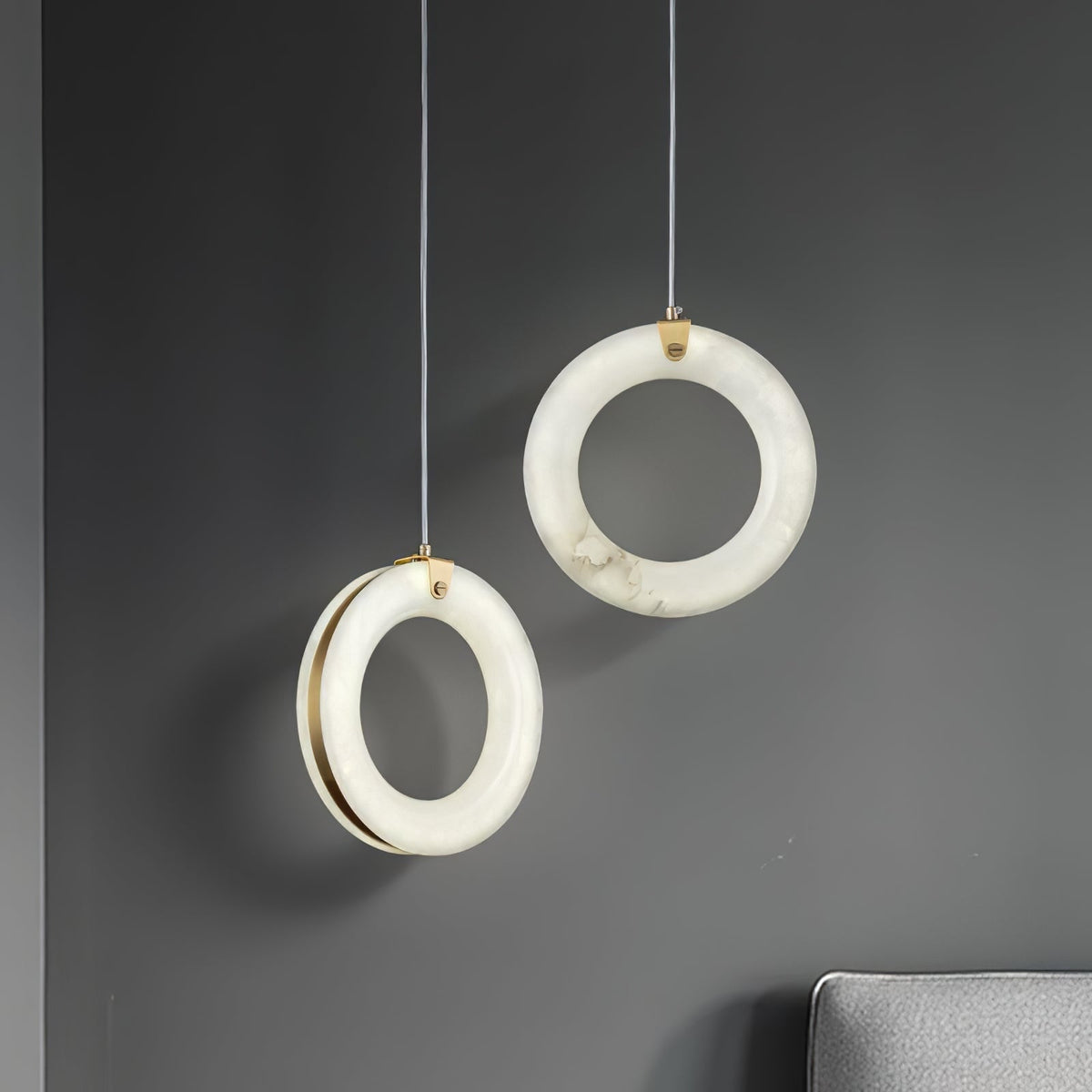 Orelia Alabaster Pendant Light