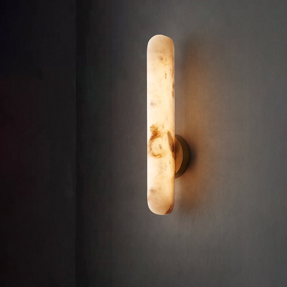Nivoina Amber Alabaster stangarveggljós