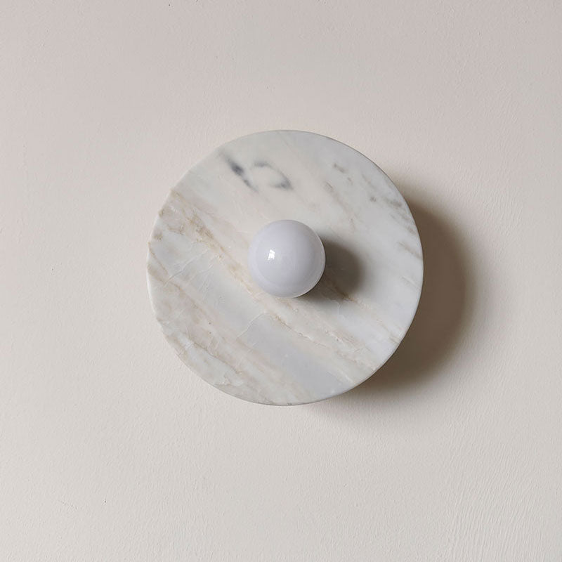 Tinduvyn moderne minimalistisk marmorvæglampe