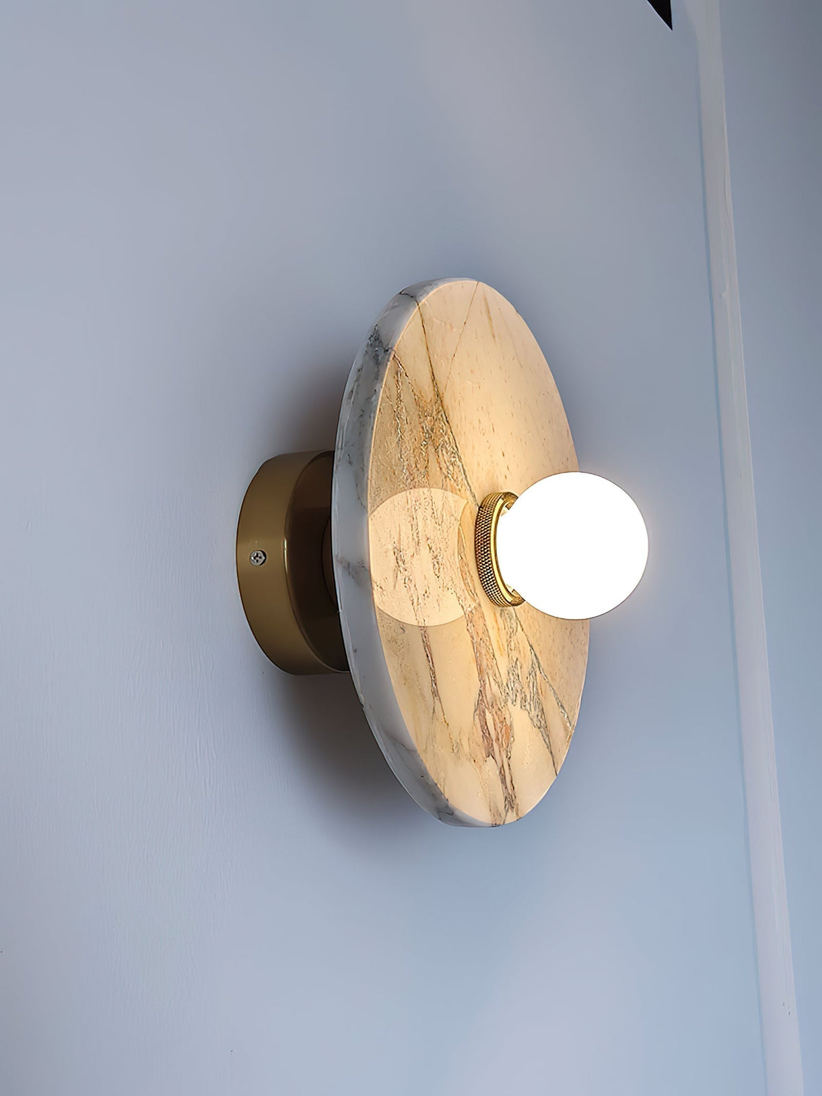 Tinduvyn moderne minimalistisk marmorvæglampe