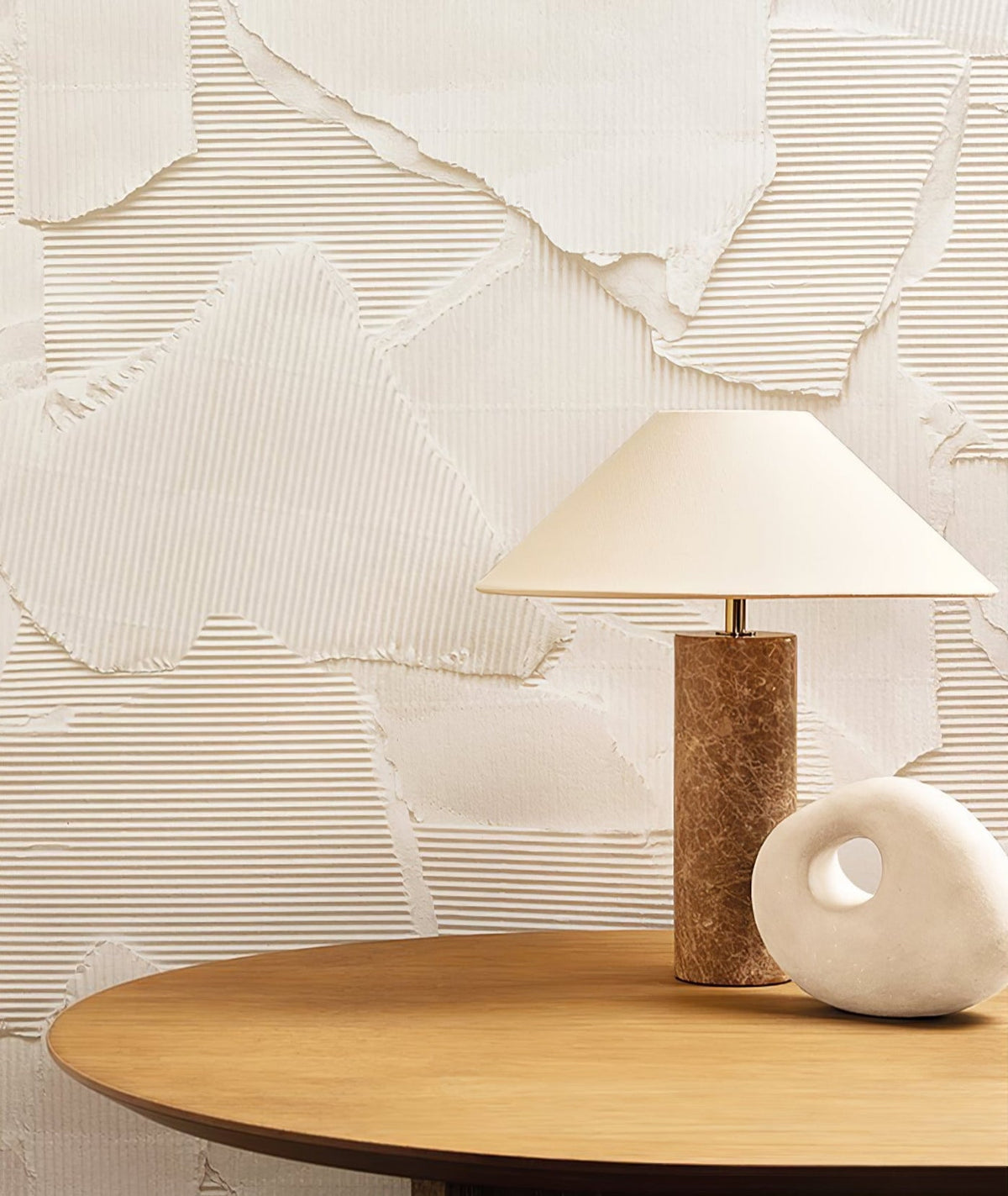 Peterielle moderne marmorbordlampe