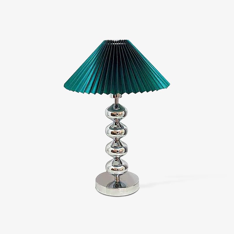 Candeeiro de mesa retro plissado Cyris