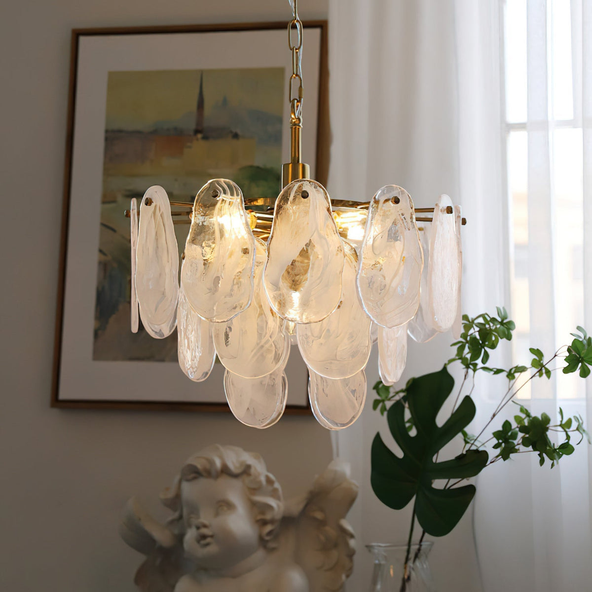 Candelabro de vidro Nuvella