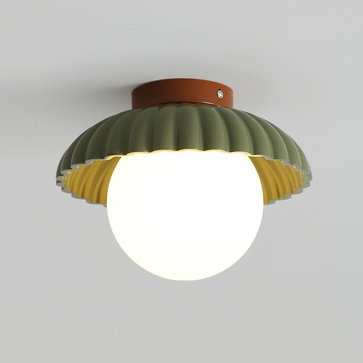 Scallop Glow flatt loftljós