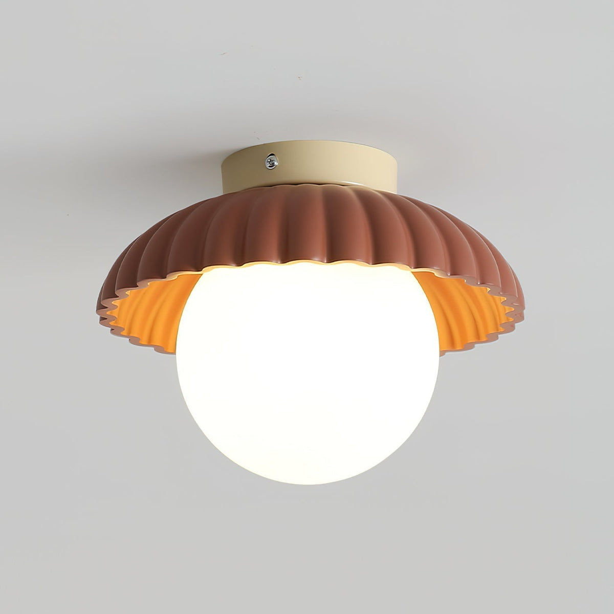 Scallop Glow flatt loftljós