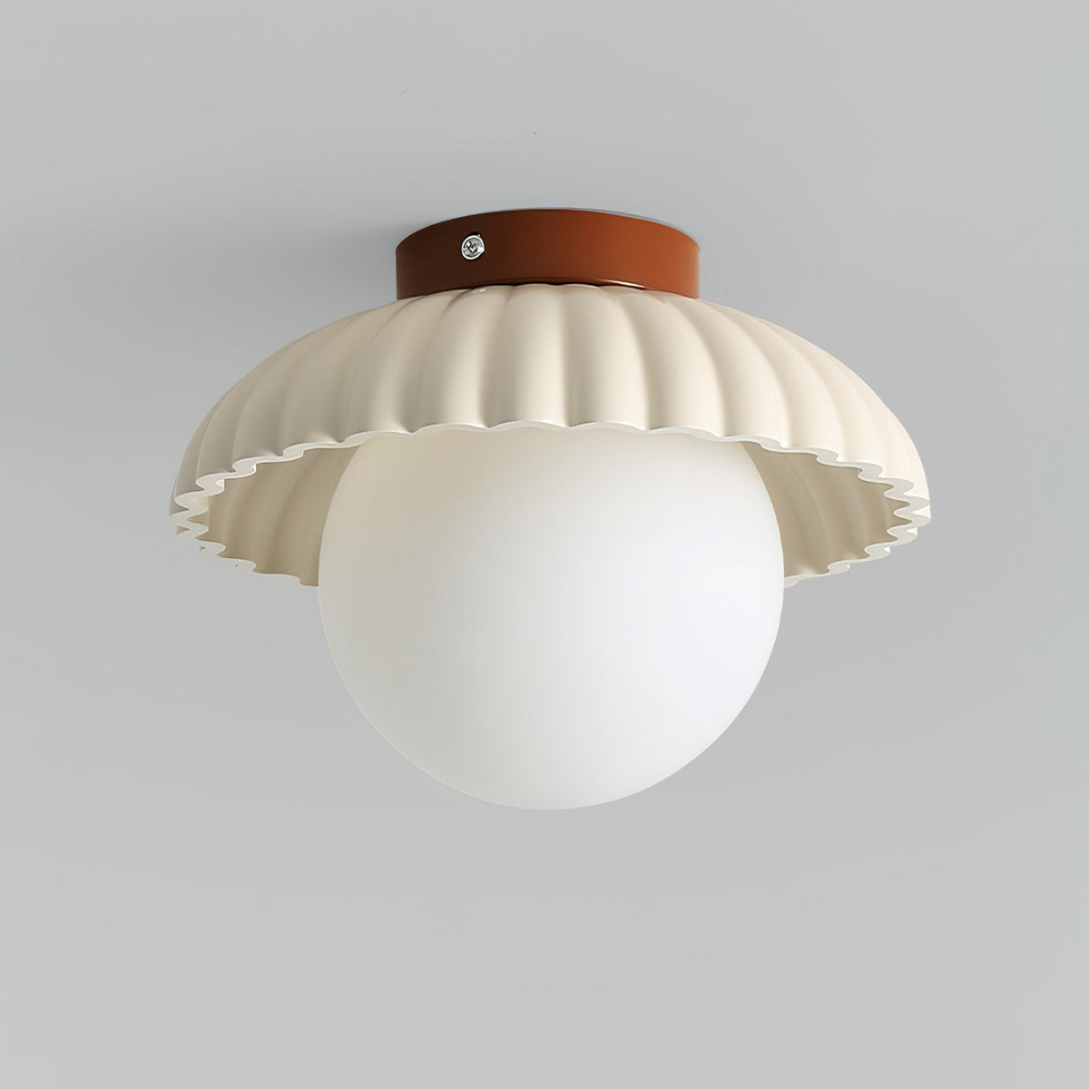 Scallop Glow flatt loftljós
