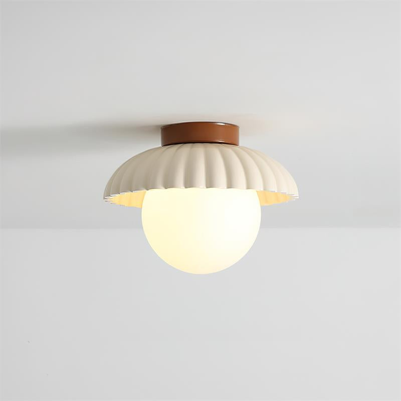 Scallop Glow flatt loftljós