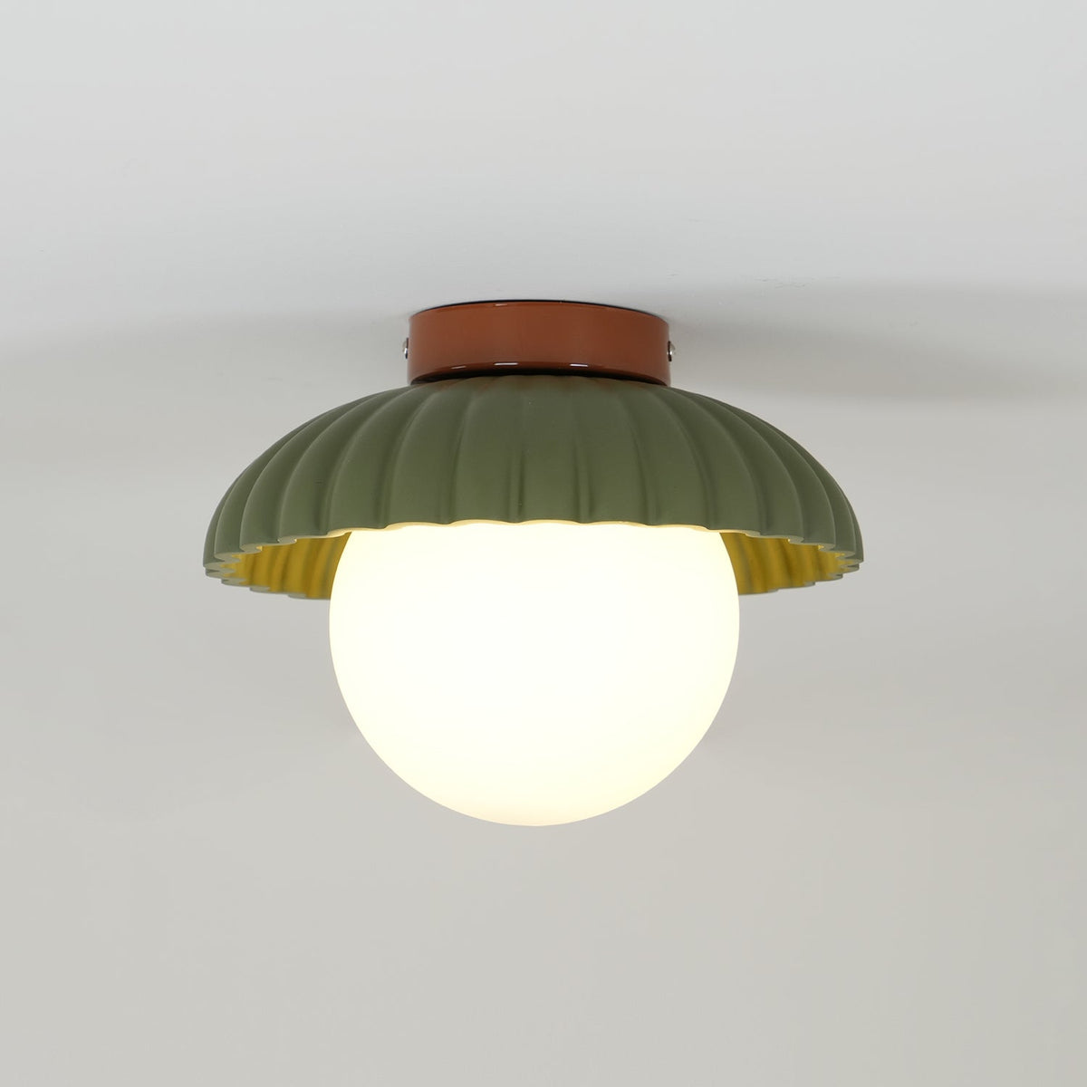 Scallop Glow flatt loftljós