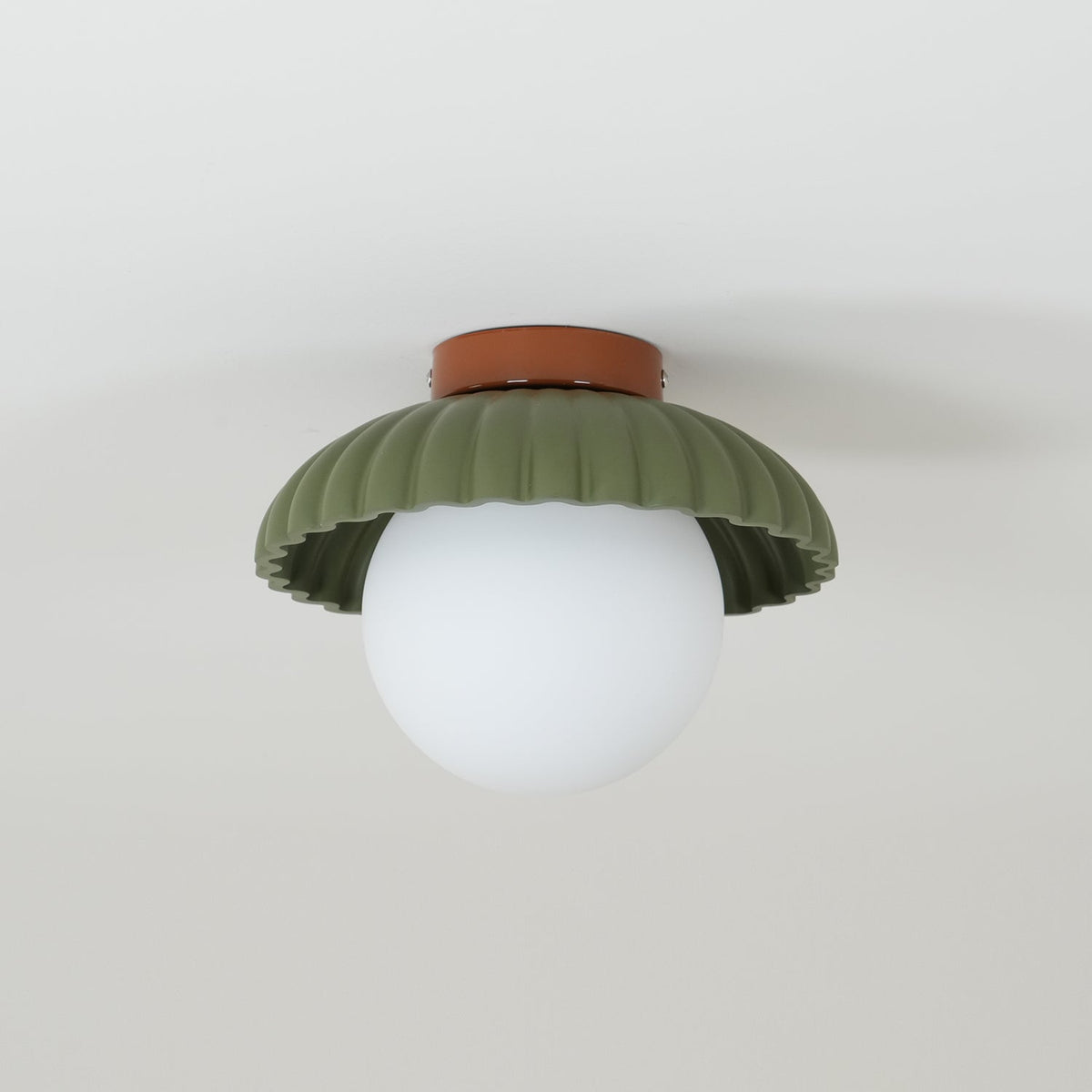 Scallop Glow flatt loftljós