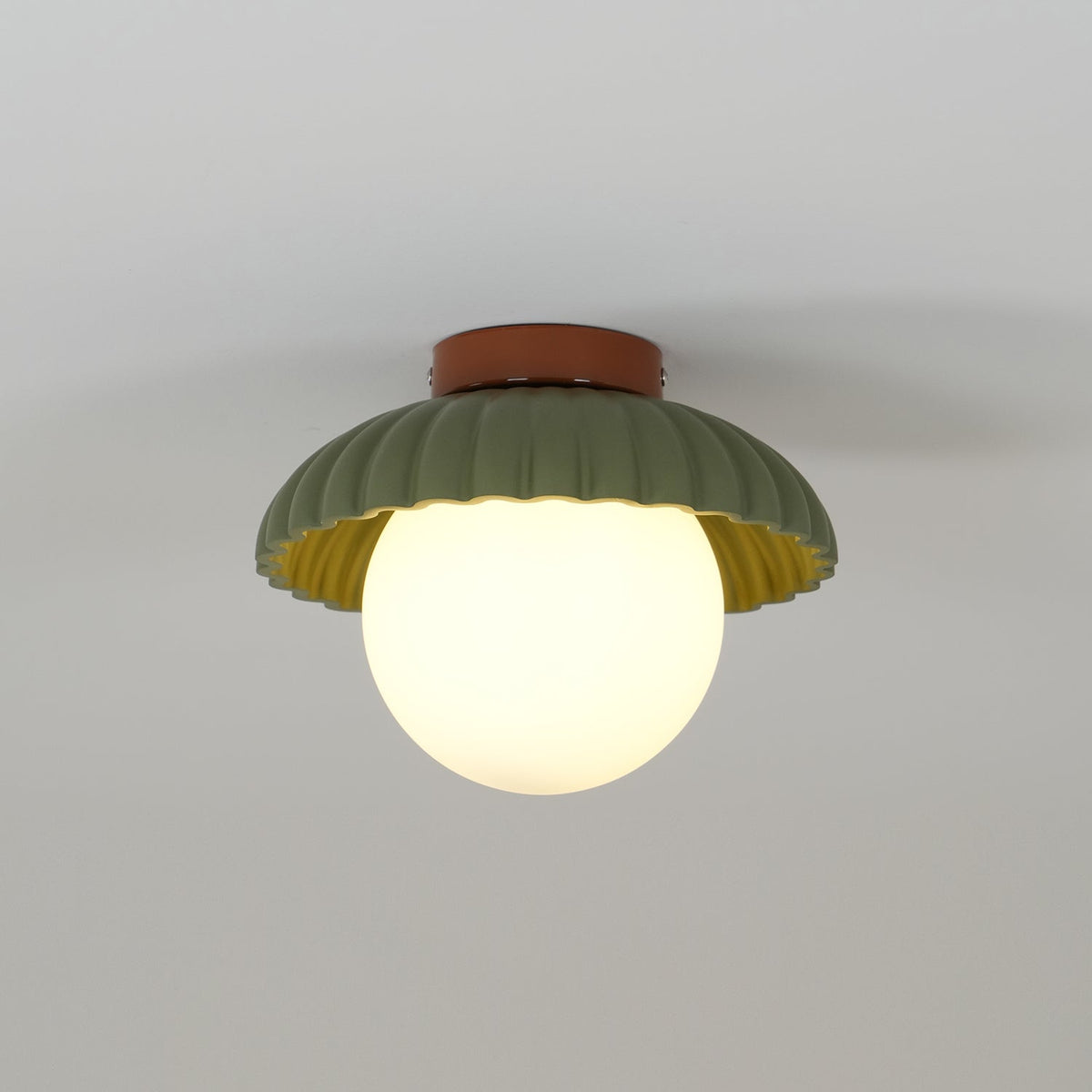 Scallop Glow flatt loftljós