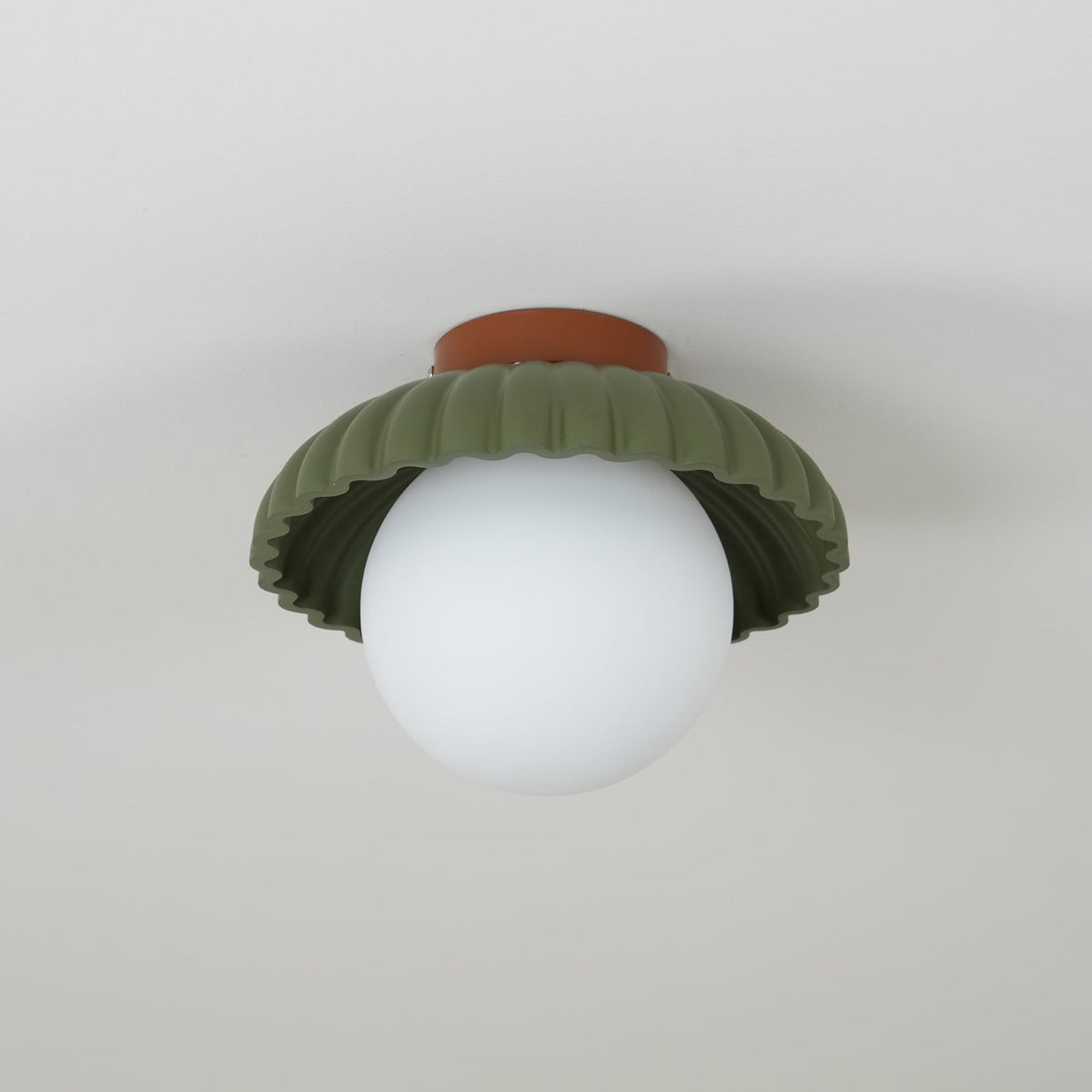 Scallop Glow flatt loftljós