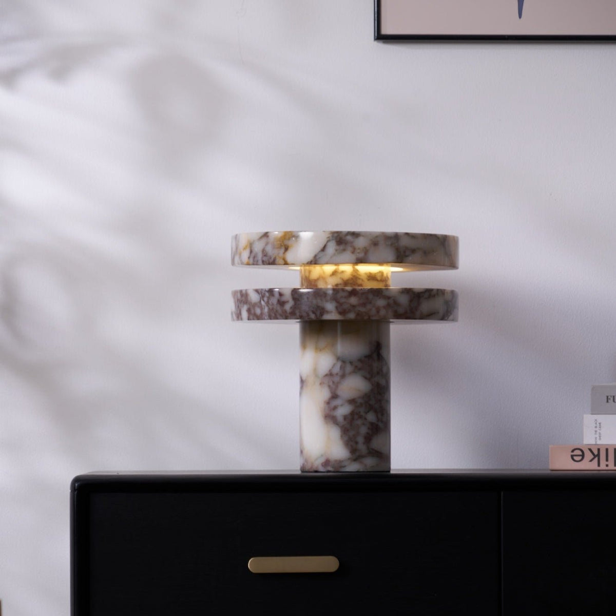 Selerine marmorbordlampe