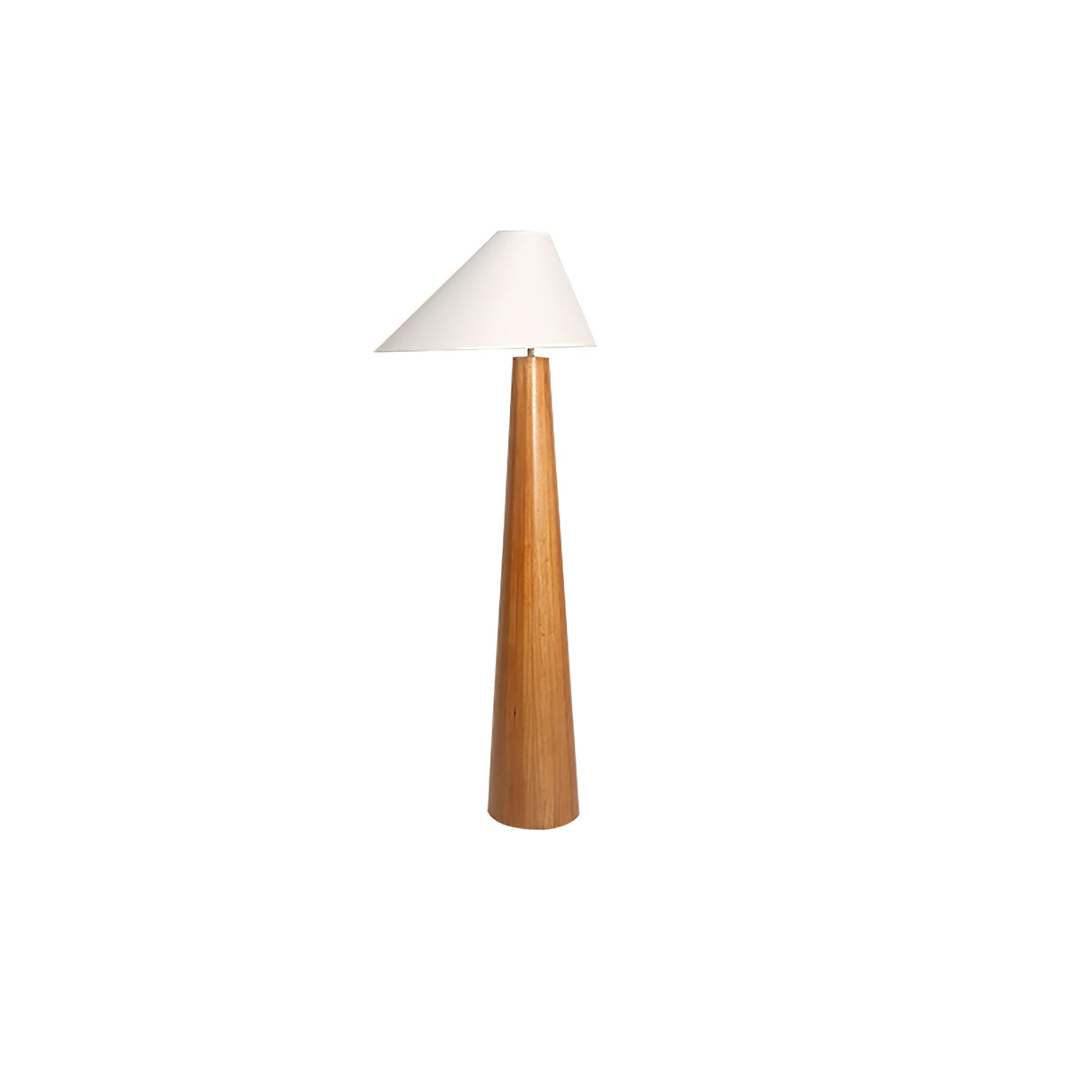 Pinnacle minimalískur viðargólflampi