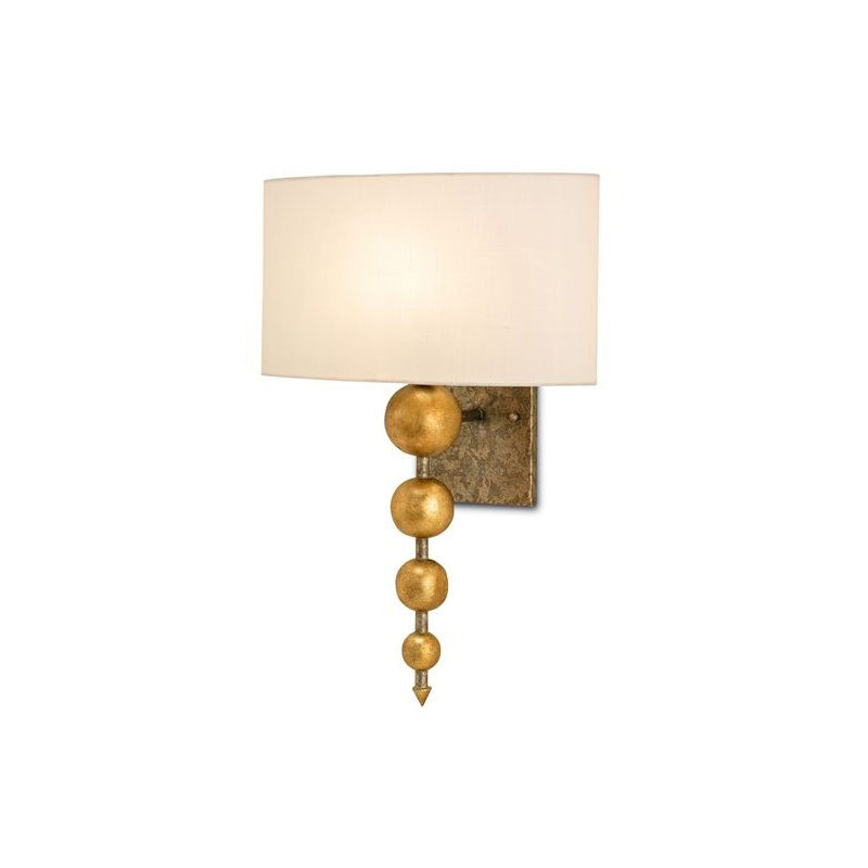Eirikuvyn premium modern vägglampa i metall och tyg