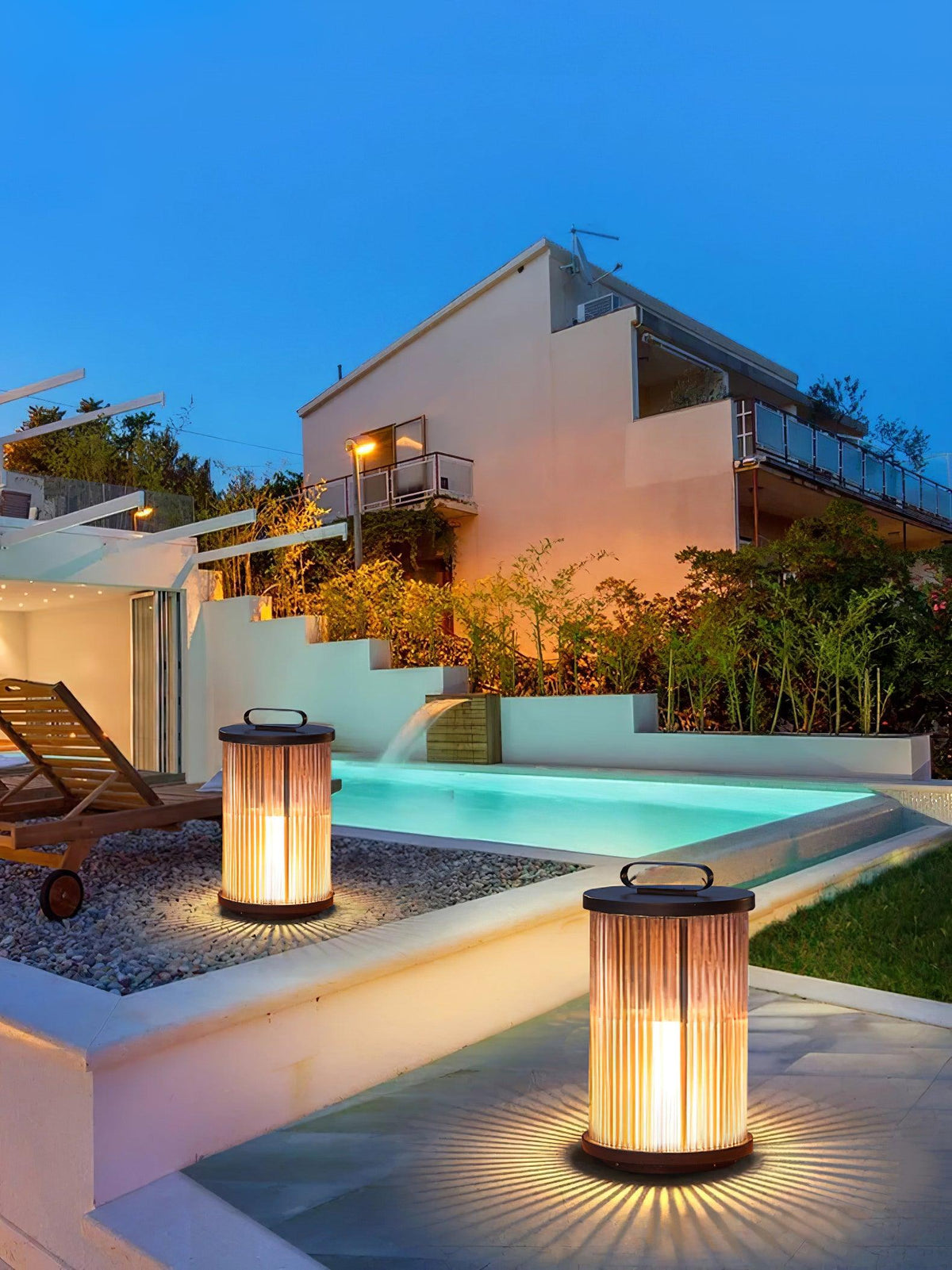 Candeeiro de jardim exterior Halden Lantern