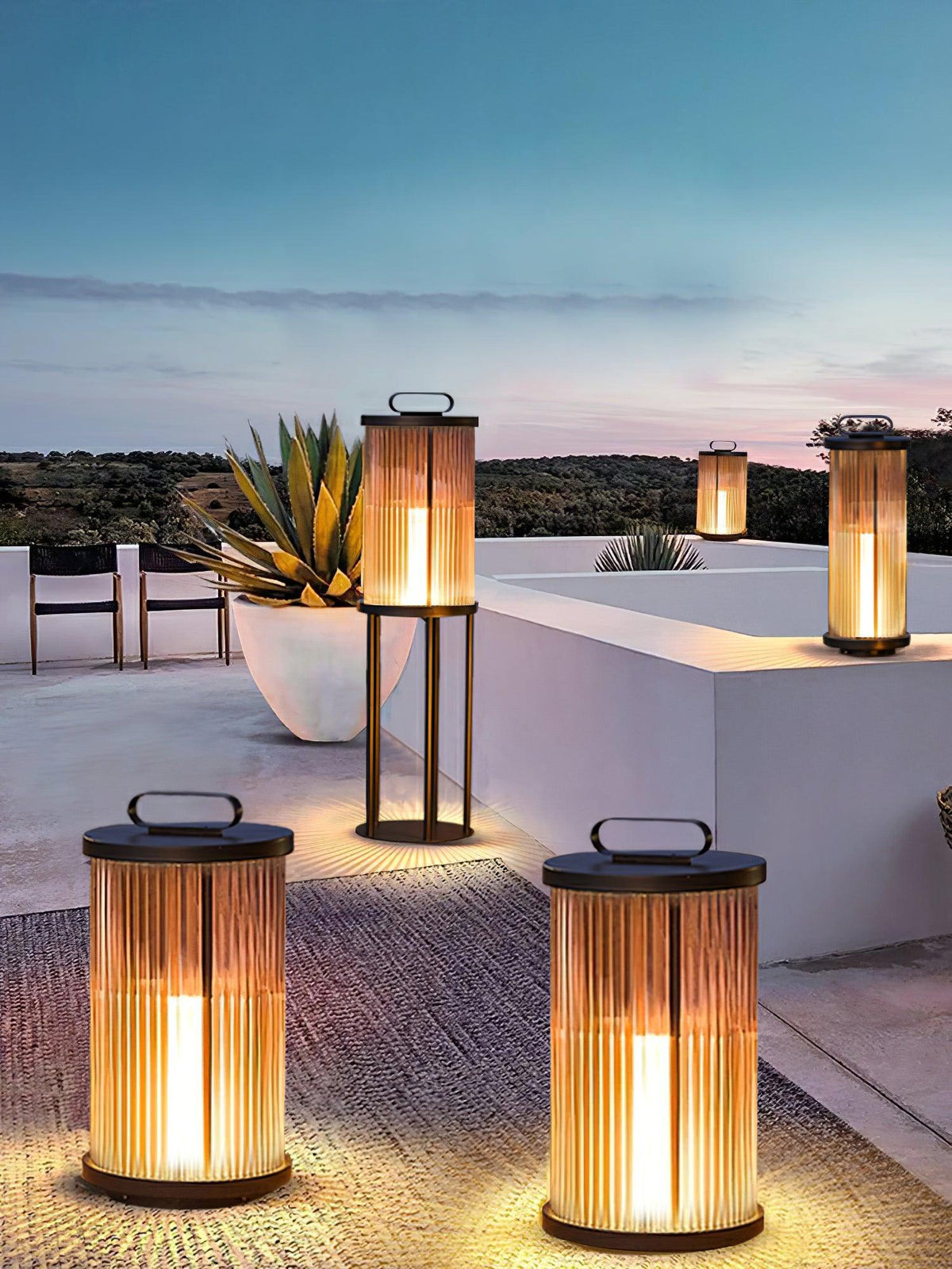 Candeeiro de jardim exterior Halden Lantern