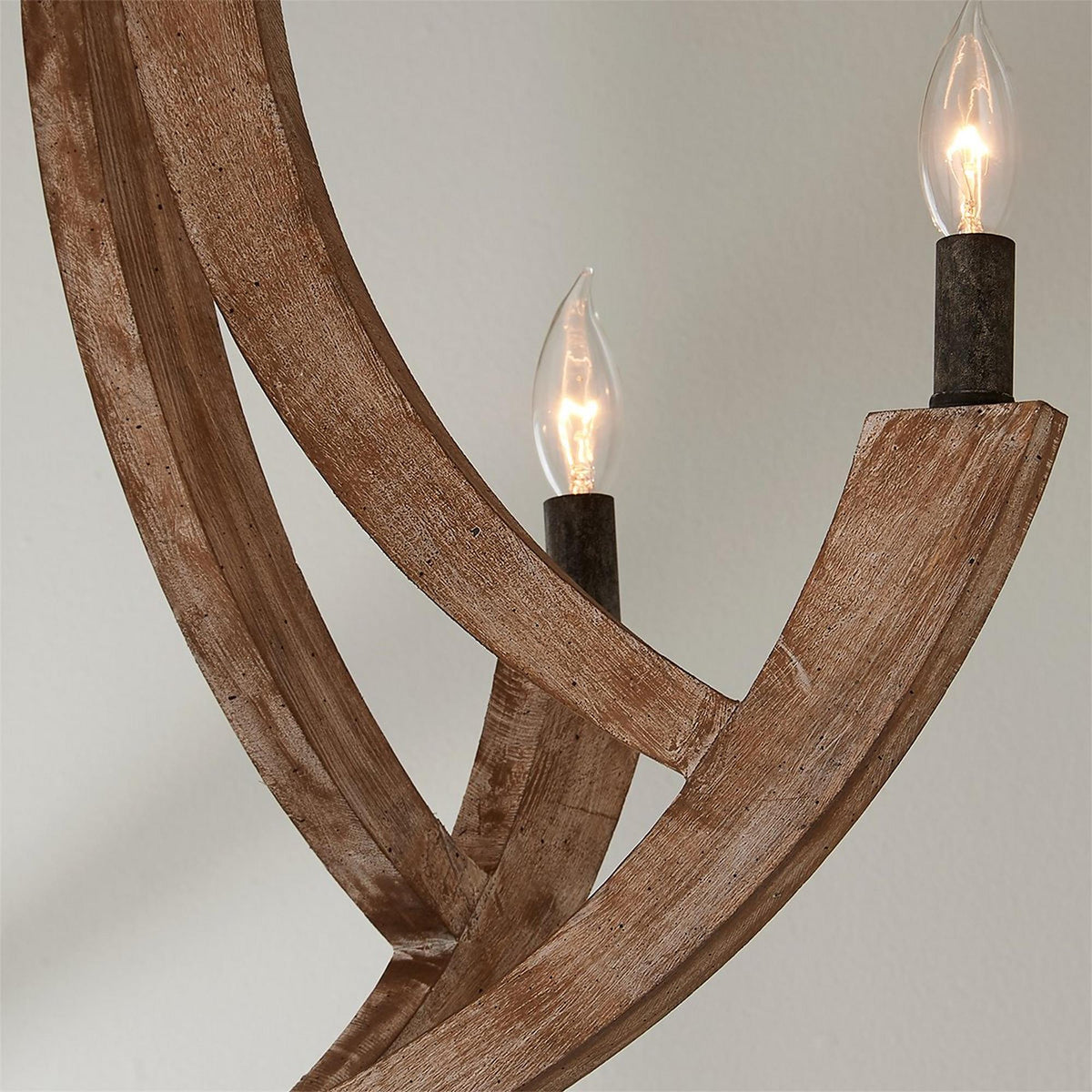 Eirikuvyi vintage pendellampe i metal og træ med kreativt design