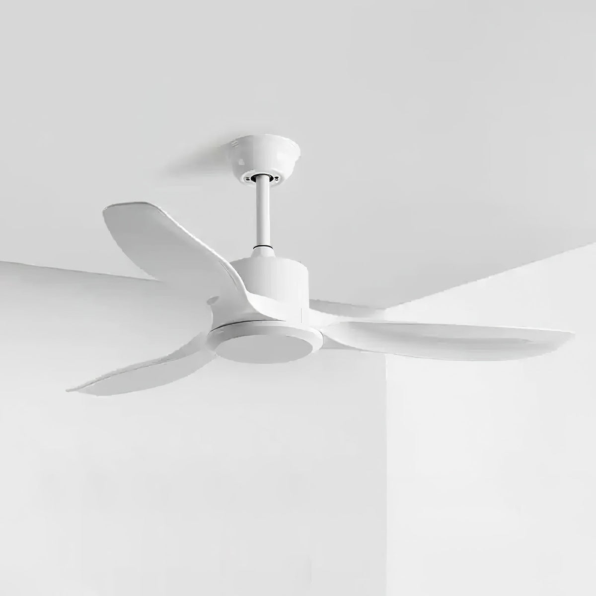 Ventoinha de teto minimalista em madeira Aldaine