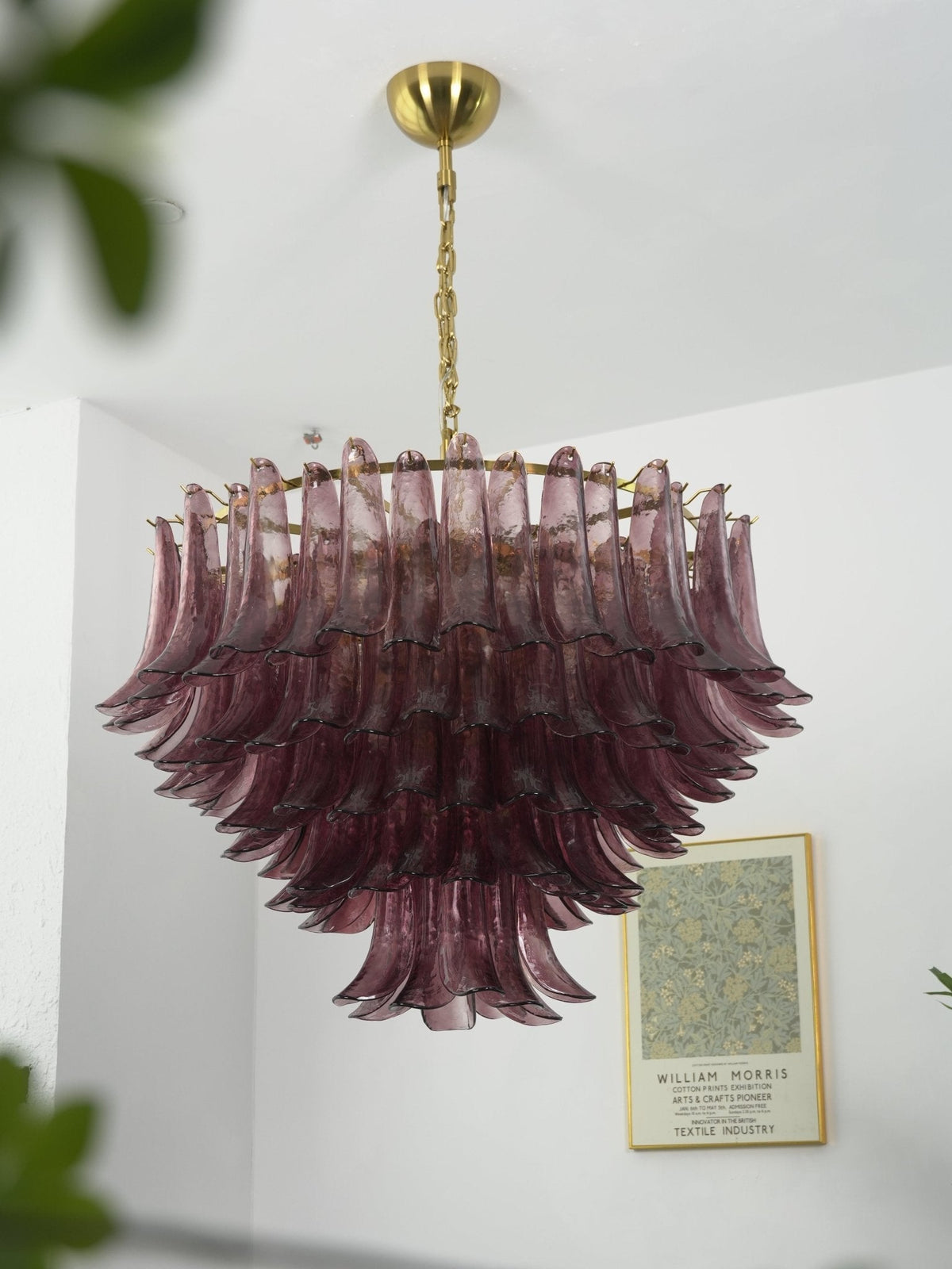 Amethyst Bloom ljósakrónan